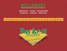 Tablet Screenshot of parkett-bollerhey.de